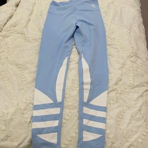 Adidas blue leggings